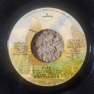 Ohio Players - FIRE/TOGETHER 45' Vinyl Record PRE-OWNED